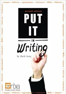 Cover of Put It In Writing II: A Guide to Incubator Policies, Procedures & Agreements