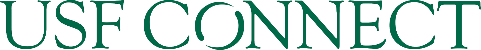 USF CONNECT logo — title sponsor